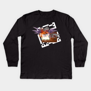 V-Pet Breakout!! MetalGreymon Kids Long Sleeve T-Shirt